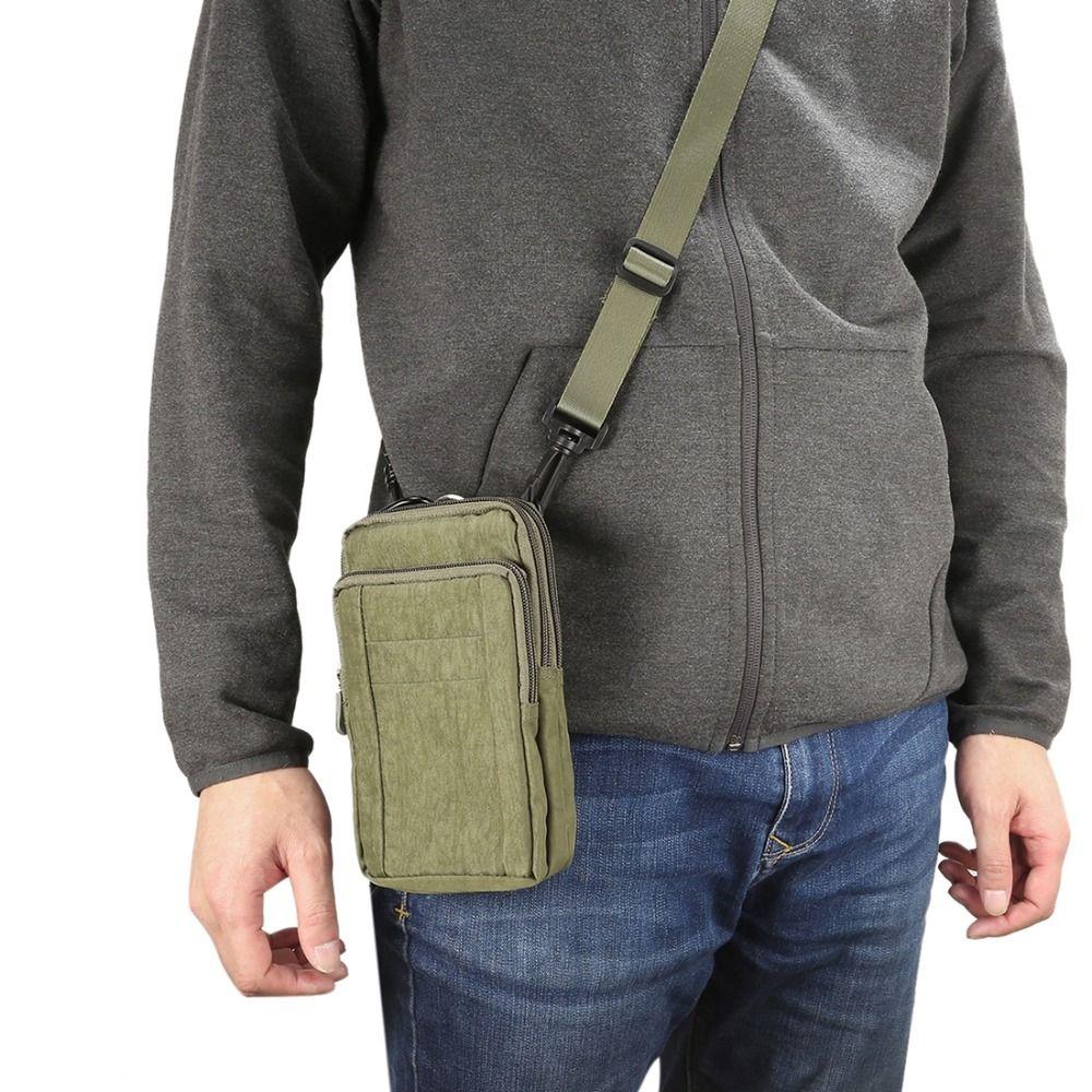 Carrying Case Cell Phone Holder Crossbody Shoulder Smartphone Bag Outdoor Phone Pouch Men Women