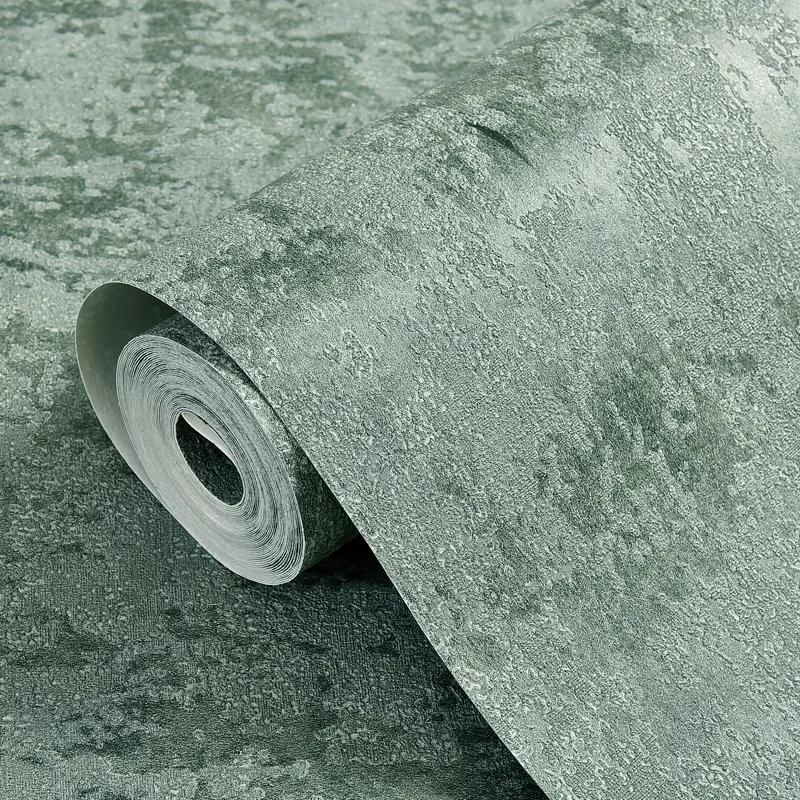 3D современные простые однотонные нетканые обои для спальни, гостиной, ТВ-фона, утолщенные