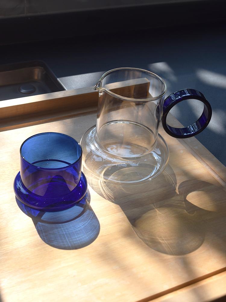 Термостойкий чайник с ручкой для холодного заваривания и крышкой, стеклянная чашка, горшок для воды, чашка для воды, чайник, заварочный чайник, кувшин, посуда для питья, кувшин для воды