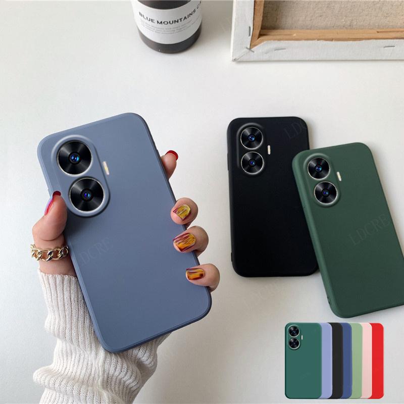 Для чехла OPPO Realme C55 чехол для Realme C55 Capas силиконовый противоударный задний бампер TPU мягкий чехол Realme C30 C31 C35 C55 Fundas