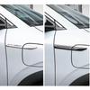 Для Byd Atto 3 Yuan Plus 2024 Наклейка на боковую дверь Хромированная полоса Черная стайлинг-наклейка Автозапчасти Накладка на крыло 3 шт.