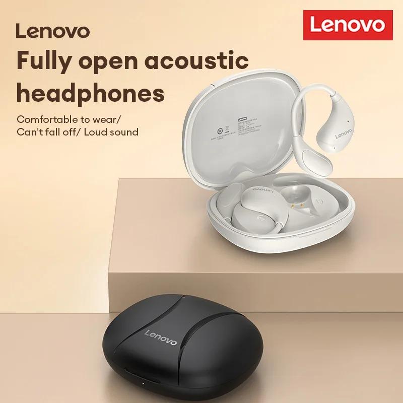 100% НОВАЯ оригинальная гарнитура Lenovo TA330 OWS Bluetooth V5.4 со сверхнизкой задержкой, музыкальная игровая гарнитура с бионическим дизайном, спортивная подвесная гарнитура
