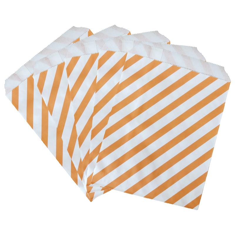 50/100 Pcs 46 patterns 13x18 CM degradable bronzing kraft paper bag envelope wedding Christmas gift baking sealed packaging