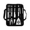 10Pcs/Set Stainless Steel BBQ Tools Set Spatula Fork Tongs Knife Brush Skewers Barbecue Grilling Utensil Camping Outdoor Cooking Tool Set