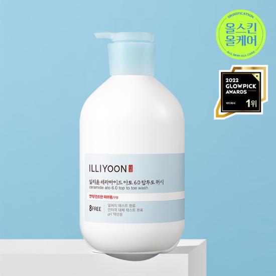 Illiyoon Большая емкость Ceramide Ato 6.0 Средство для мытья головы до пят 1000 мл