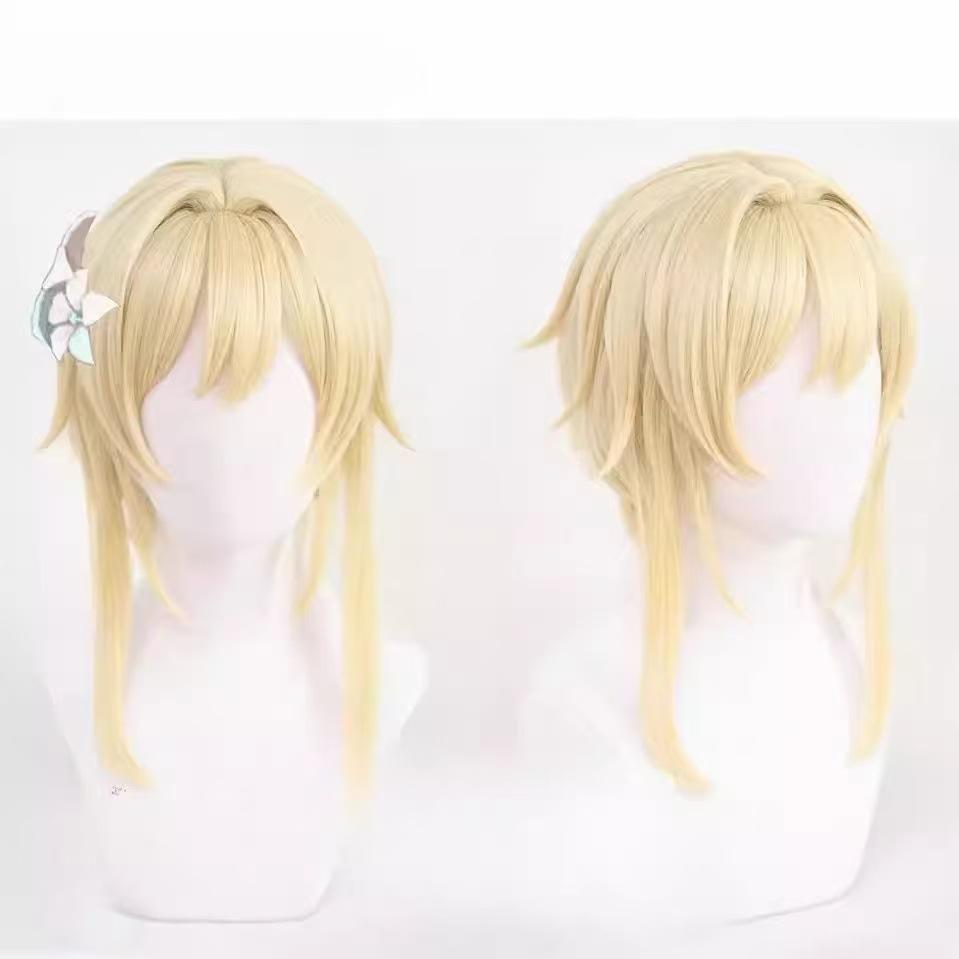 Парик Cosplay с персонажем игры Silkyjoy, Парик с имитацией кожи головы