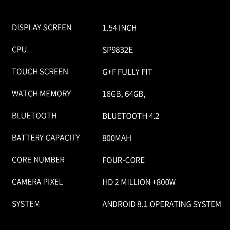 SIM Card 4G Smartwatch GPS Smart Watch 5G Card Full Netcom Built-in Google APP + Independent APP Download