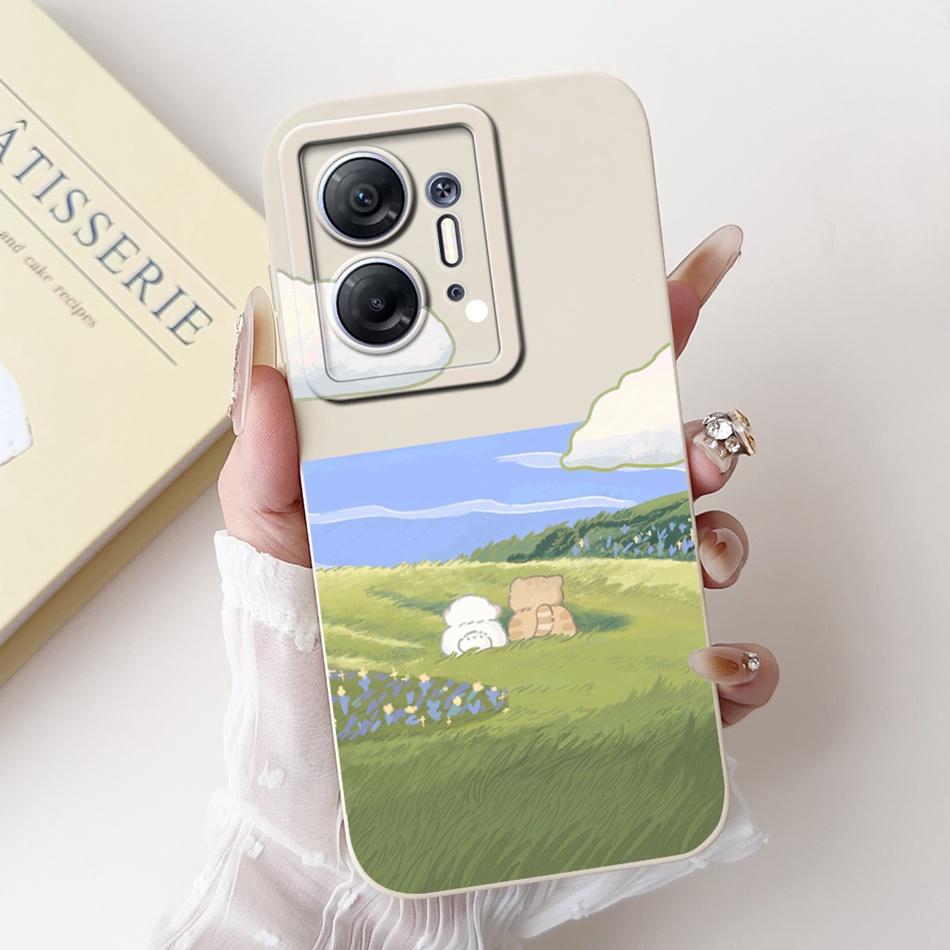 For Infinix Hot 30 5G Cute Panda Rabbit Cartoon Phone Case For Infinix Hot30 5G X6832 Soft Silicone Shockproof Cases