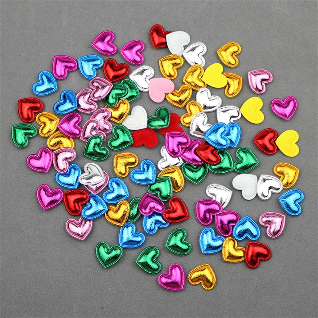 100 шт. 1,7*1,6 см сердечки из искусственной кожи с подкладкой аппликации для одежды шляпы шпильки украшения аксессуары DIY ремесло смущение