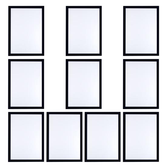 10 шт. A3/A4/A5/A6/8K магнитный держатель для знаков настенный самоклеящийся фоторамка для показа фотографий документ бумага постер произведение искусства картина держатель