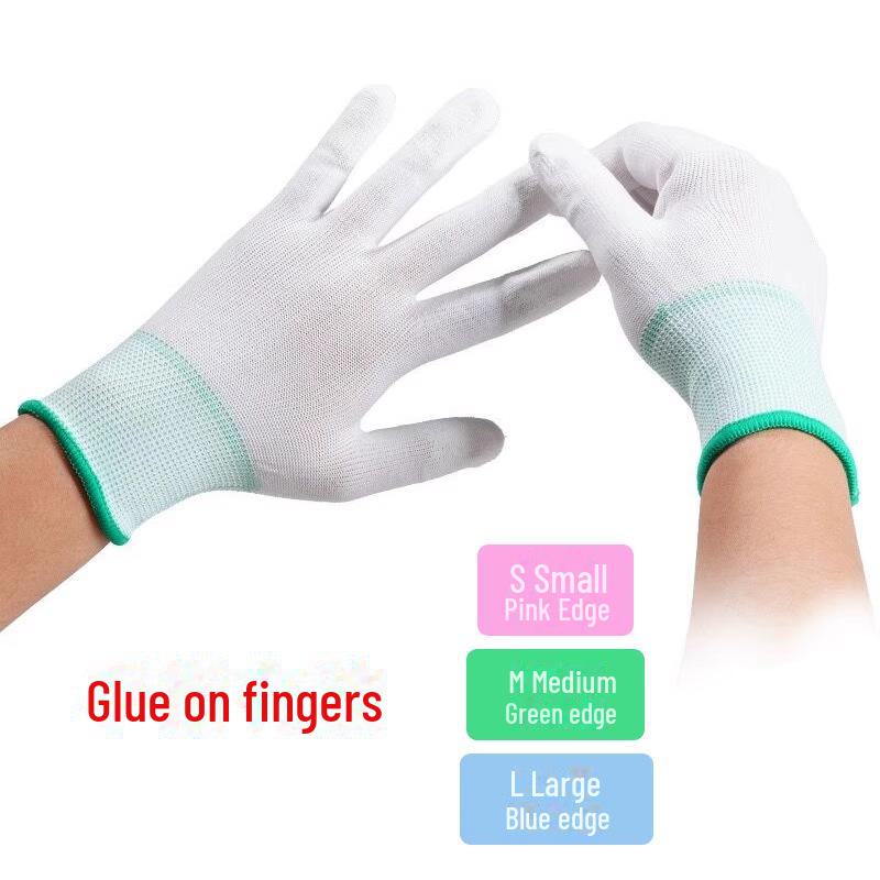 Black PU Coated Anti-Slip Palm Gloves: Wear-Resistant, Anti-Static, Labor Protection