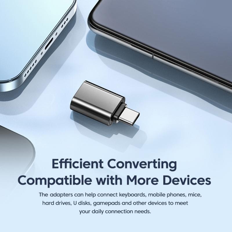 Переходники Type C (папа) на USB3.0 (мама) Бесшовное решение для передачи файлов Портативный OTG для различных электронных устройств