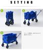 Тележка для переноски Collection Carry Wagon. Глубокий тип позволяет легко переносить длинные предметы. Конвергентный тип не требует сборки. Удобно переносить. Кемпинг на открытом воздухе.
