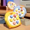Дети бьют крота игрушка мультфильм утка кнопка портативный игровой автомат портативный дорожный малыш мальчики девочки обучающая игра пресс крот