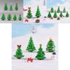 Очаровательная смола для рождественской елки Сделай сам Микроландшафт Миниатюрное украшение для садов