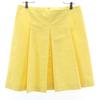 Сделано во Франции Миди длина Плиссированная юбка 36 желтый Женский Б/у