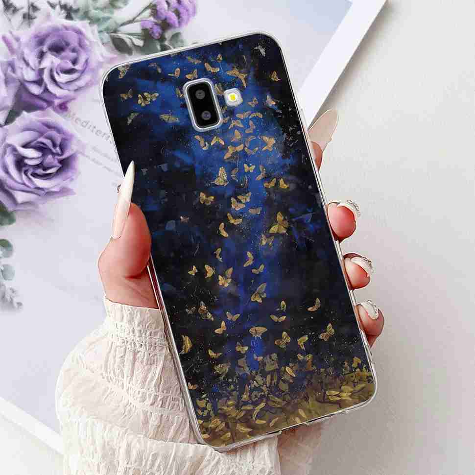 Чехол для Samsung Galaxy J6 Plus J610F J610G Популярный Расписной Чехол для Телефона Мягкие Силиконовые Чехлы Для Samsung J6 Plus GalaxyJ6+ Coque