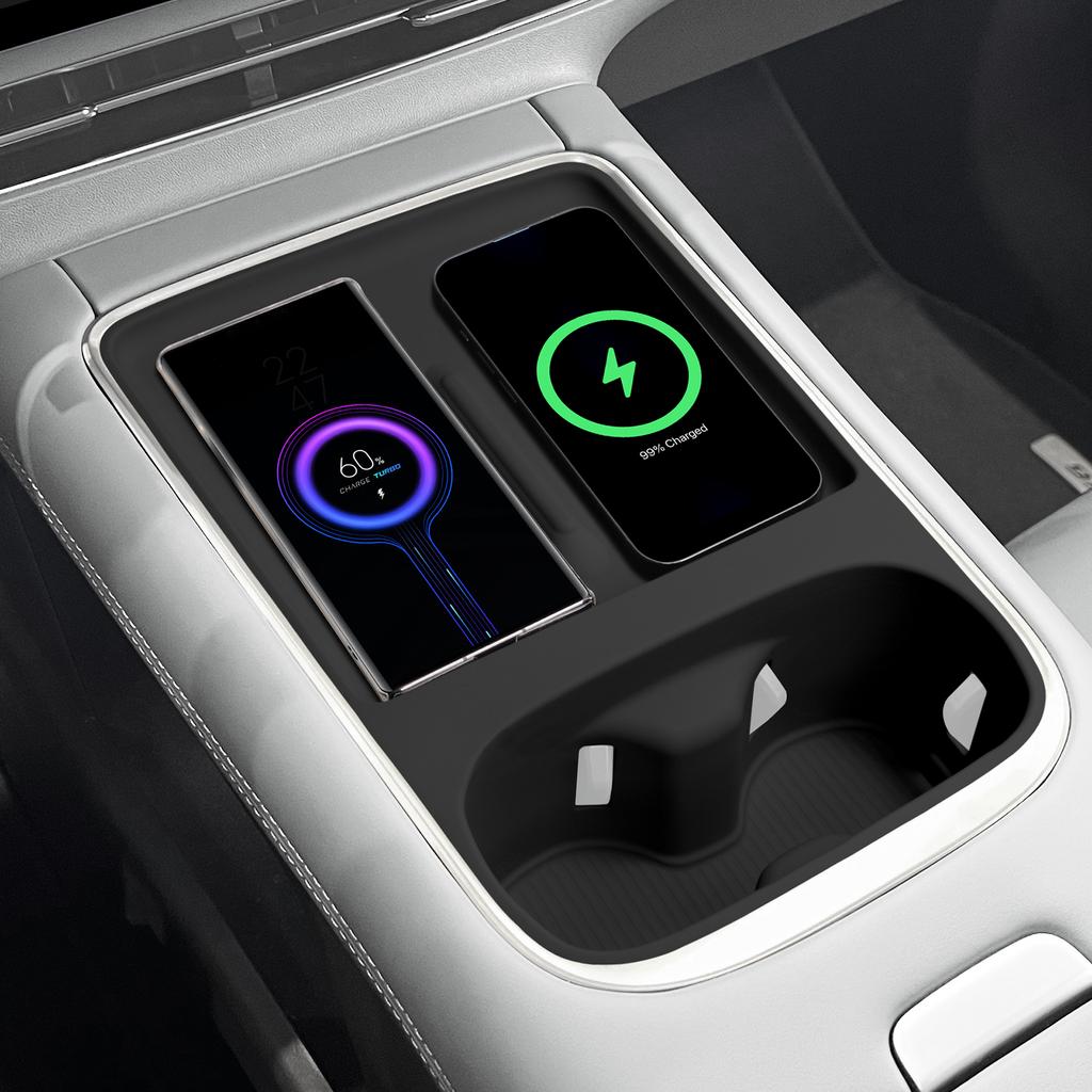 Для Xpeng G6 2026 2026 Держатель для стакана с защидной подставкой для телефона Беспроводное зарядное устройство Противоскользящие амортизирующие аксессуары