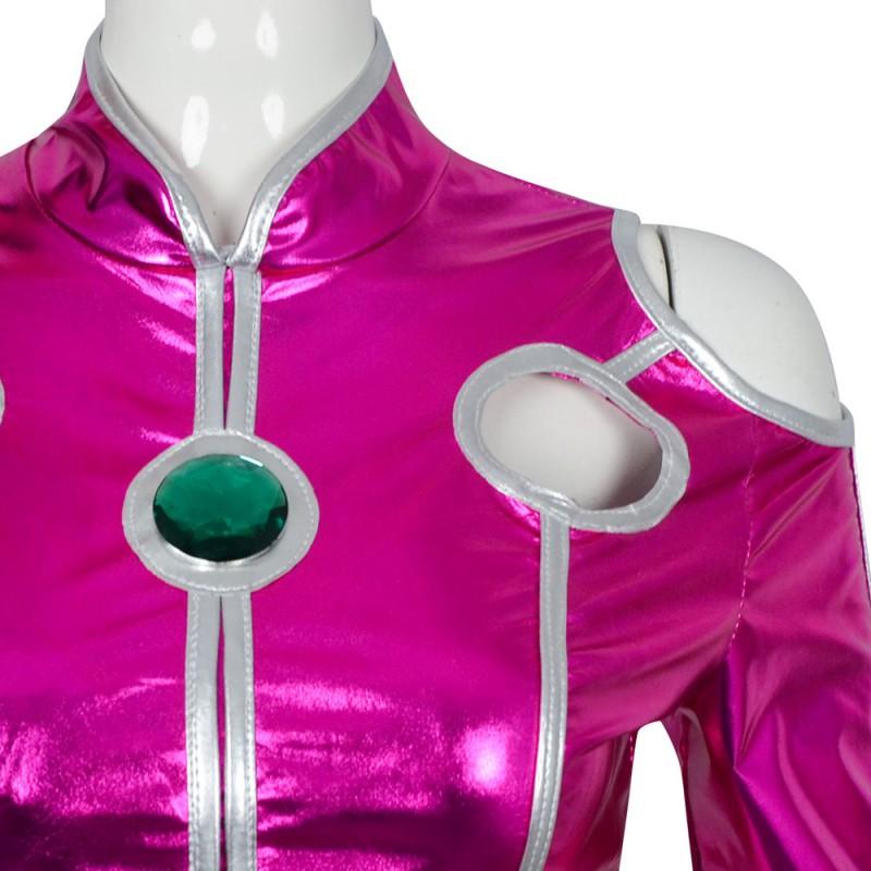 Halloween Teen Titans Starfire Cosplay Costume Full Set Roleplay Party