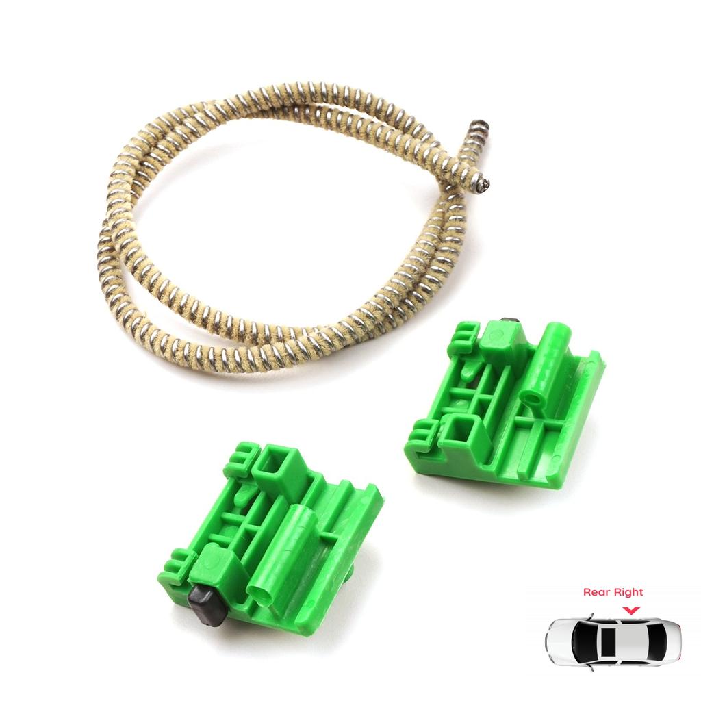 BWR472 Power Window Regulator Repair Kit Rear Right Door for Renault Laguna MK2 Espace MK4 5 Scenic MK1 Vel Satis 8200000558