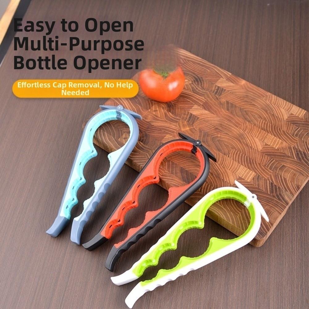 Labor-saving Jar Opener 4 in 1 Bottle Cap Twister Can Lid Remover for Weak Hands and Arthritic