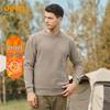 Men's Sherpa Fleece Lined Crew Neck Sweater