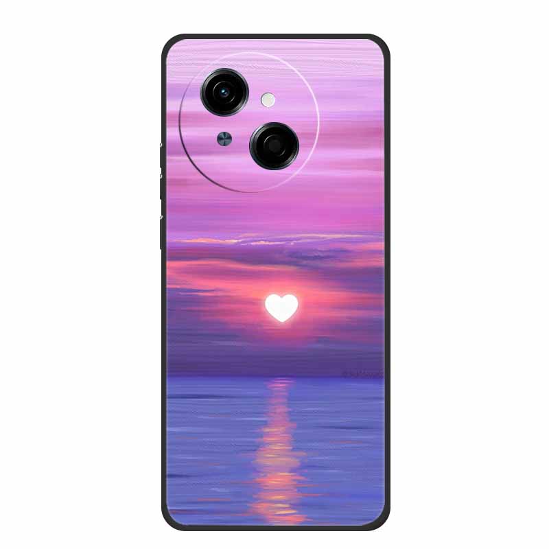 Phone Case For Tecno Spark Go 1 S Back Cover Case 6.67" Black Silicone Soft TPU Coque For Tecno Spark Go 1S Case Go1S Funda Para