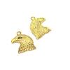 100Pcs Eagle shape Animal Head Charms Alloy DIY Charms Gold Alloy Eagle Head Charms  Anklets
