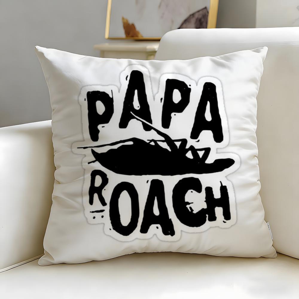 classic band Papa Roach Cushion Cover Soft  EasyWash Pillow Case  Versatile for Couch Bed Travel and Office