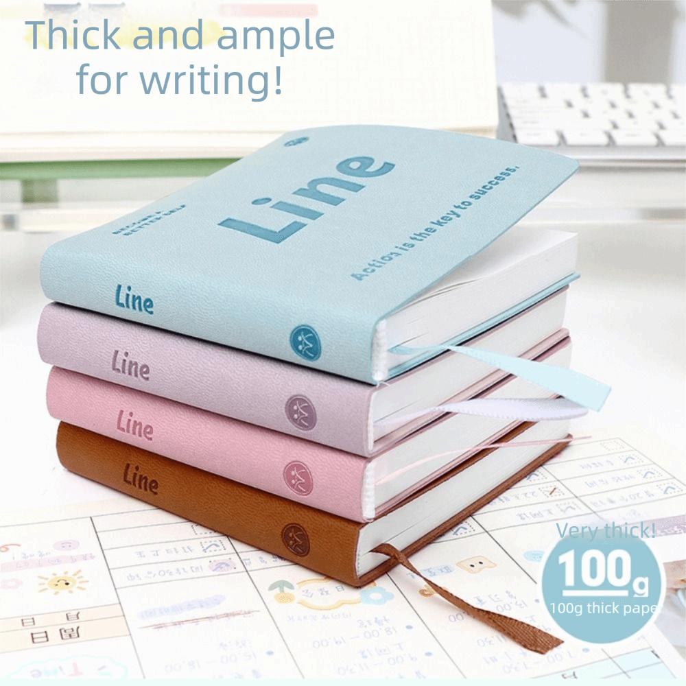 Portable To Do List Notebook Leather Cover Schedule Plan Book New Notepad Student Stationery