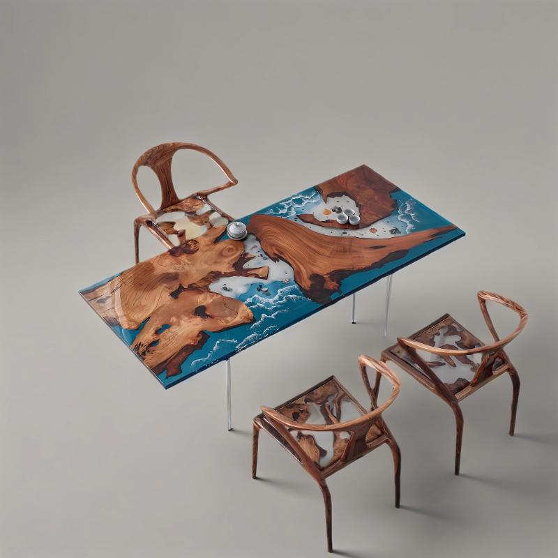 Многоразовая большая прямоугольная силиконовая форма, большая форма для стола из смолы для домашнего изготовления, паллета, форма для журнального столика из дерева и кофейного столика