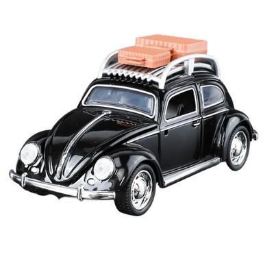 Крутая модель Volkswagen Beetle из сплава 1/32, Изысканная форма, Ударопрочность, Красивое украшение стола, Рождественский/День рождения Подарок