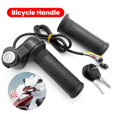 Ручка газа с поворотной ручкой для электровелосипеда/скутера, универсальное напряжение, ручка газа для электровелосипеда, ручка руля для скутера, ручка регулирования скорости транспортного средства