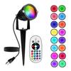 RGB Прожекторы Уличный Светодиодный Прожектор с Пультом Дистанционного Управления 12 Вт RGB Цвет