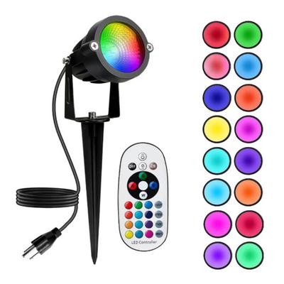 RGB Прожекторы Уличный Светодиодный Прожектор с Пультом Дистанционного Управления 12 Вт RGB Цвет