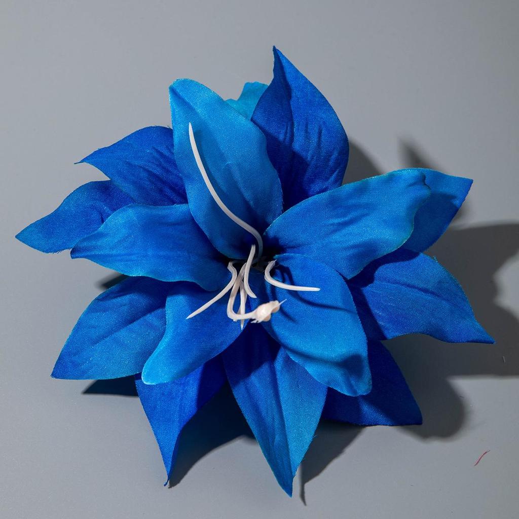 Летняя новинка, имитация полиэстера, 3D-заколка для волос в виде цветка лилии, женские аксессуары, привлекательные аксессуары для путешествий