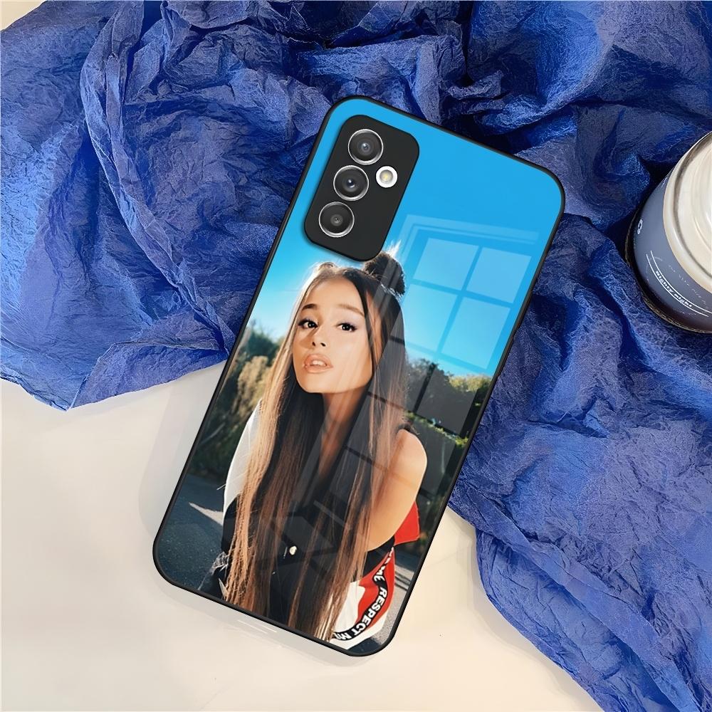 Чехол для телефона A-Ariana G-Grandes для Samsung Galaxy S25 S24 S30 S21 S23 S20 S22 Fe Note 20 Pro Ultra Plus стеклянная крышка