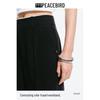 PEACEBIRD Women's High-Waist Wide-Leg Casual Shorts