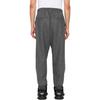 Y-3 Однотонные повседневные брюки средней посадки на кулиске с манжетами Мужские низы Серый JE3432