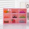 Drawer Storage Box with Adjustable Compartments, Makeup Organizer Small Dividers, Plastic Desktop Cosmetic Container