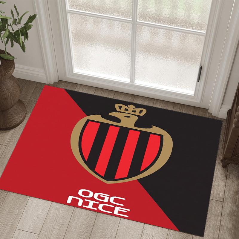 OGC Nice FC Дизайн Кристальный Велюровый Ковер Уютный Не?Нескользящий ковер с принтом для спальни, гостиной, прихожей