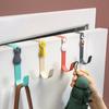 1Pcs Cute Cat Kitchen Cabinet Door Back Hook Free Punching Bathroom Door Back Multifunctional Storage Hook Drawer Robe Hanger