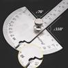 Ruler Stainless Steel Caliper Adjustable Protractor Protractor Angle Ruler 180 Degree Protractor