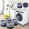 4Pcs / Set Anti Vibration Washing Machine Feet Pad Universal Washing Machine Anti-Slip Roller Furniture Lifting Foot Base