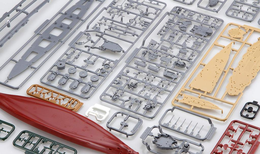 Модель корабля Fujimi серии NEXT, японский линкор Hiei, пластиковая модель корабля NX6 с цветовой кодировкой 1/700 № 6