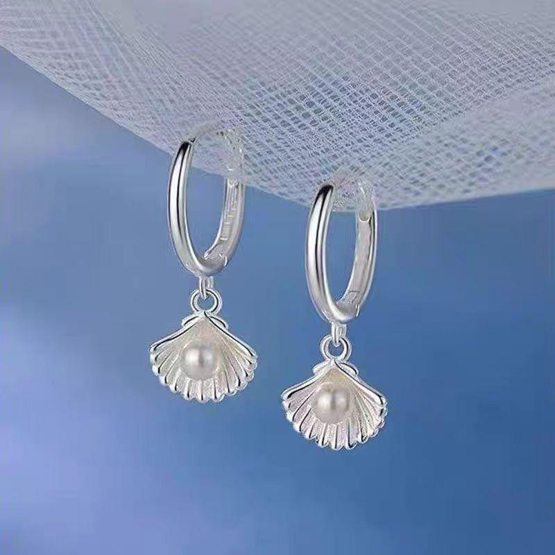 Серьги-кольца из стерлингового серебра 925 пробы: 2025 Современный Нишевый Дизайн - Элегантный и Роскошный для Женщин