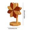 Wood Placemats  Pots Coaster Creative Tree Design Stand Wooden Trivets Decorative Anti Scald Heat Resistant Table Mat