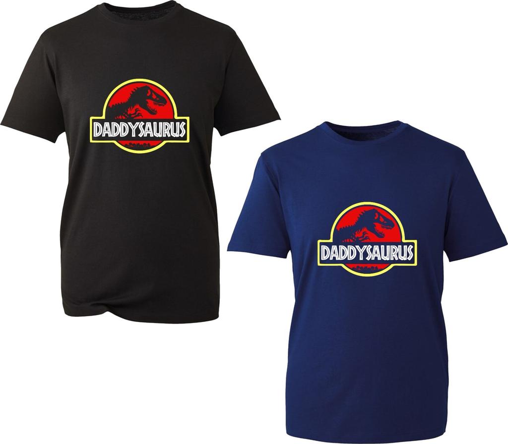 Daddysaurus Funny Fathers Day Unisex TShirt Papa Pops Grandpa Grandad TRex Tee