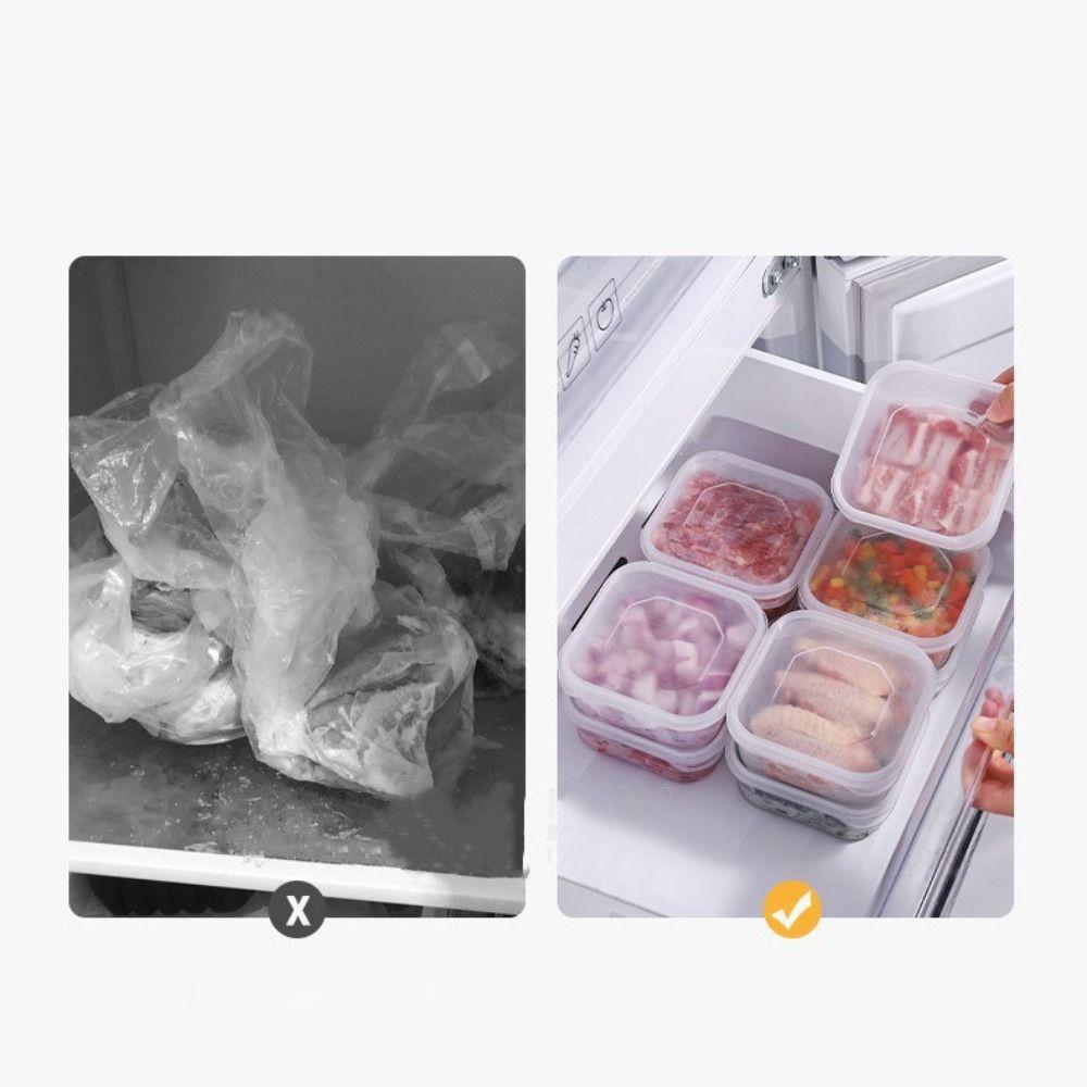 350ml Fruit Storage Box Refrigerator Special Food Containers Transparent Frozen Meat Box