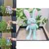 Adorable Pull Apart Rabbit Plush Toy Keychain Cute Cartoon Animal Accessory For Gifts